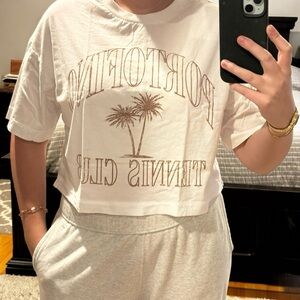 American Eagle Outfitters White Tee